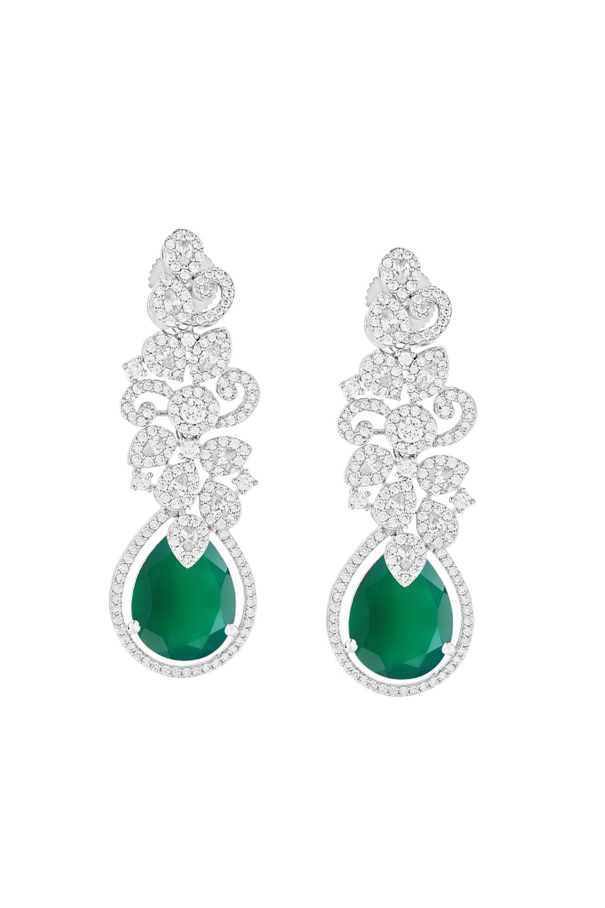 Earrings | Fiery Radiance Diamante