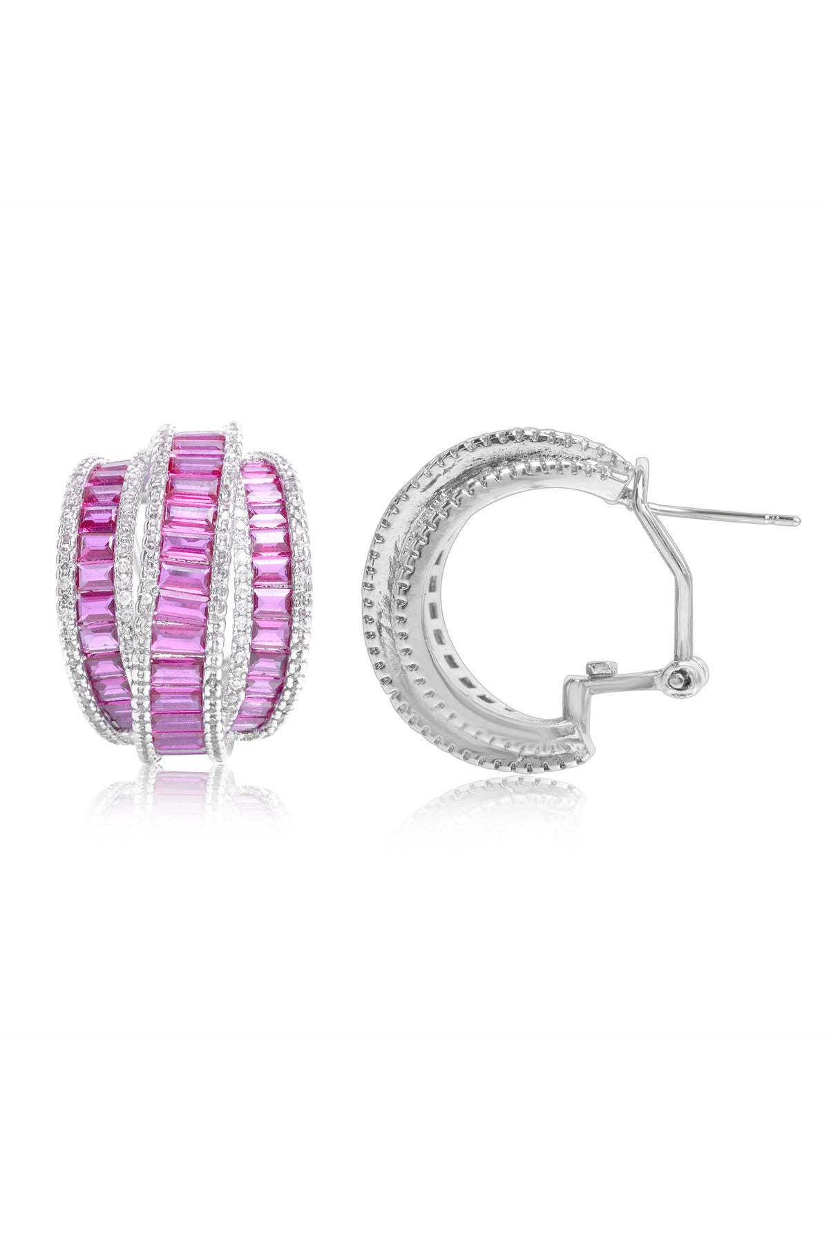 Earrings | Rosé Glow Hoops