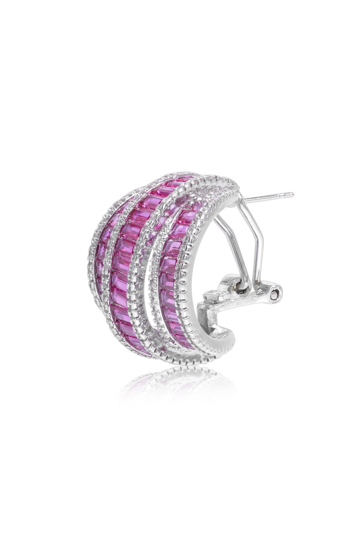 Earrings | Rosé Glow Hoops