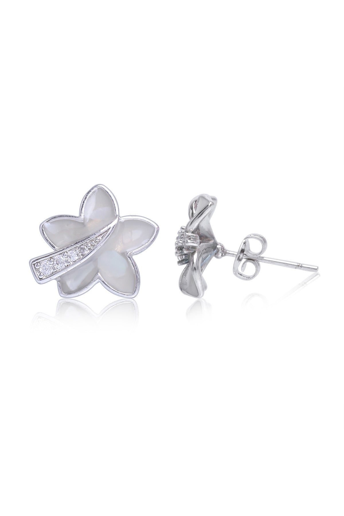 Earrings | Moon Petal Studs