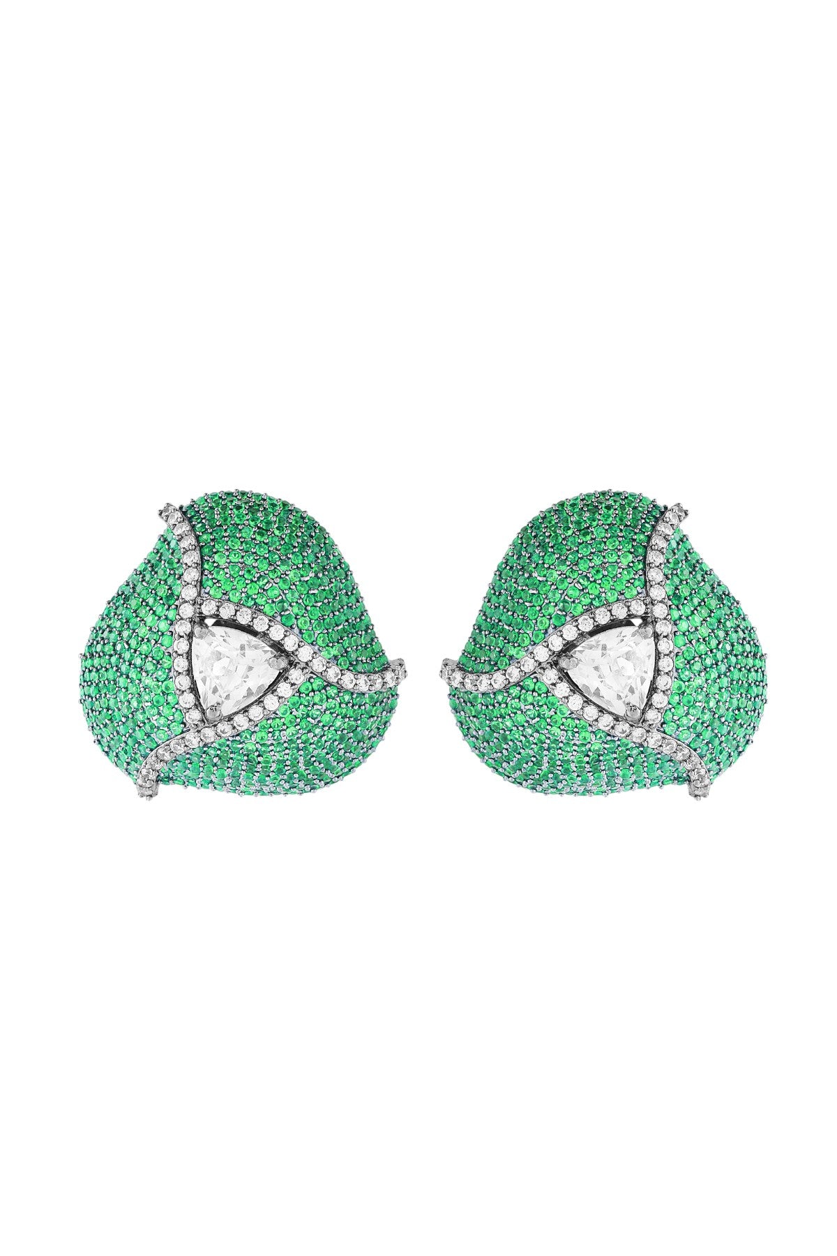 Earrings | Rosy Swirl Studs