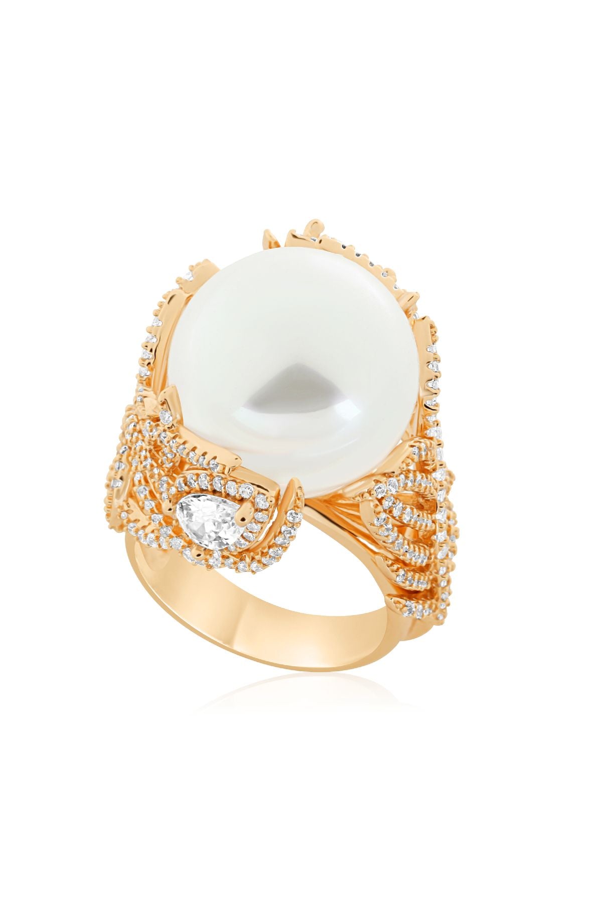 Enchanted Pearl Cocktail Ring
