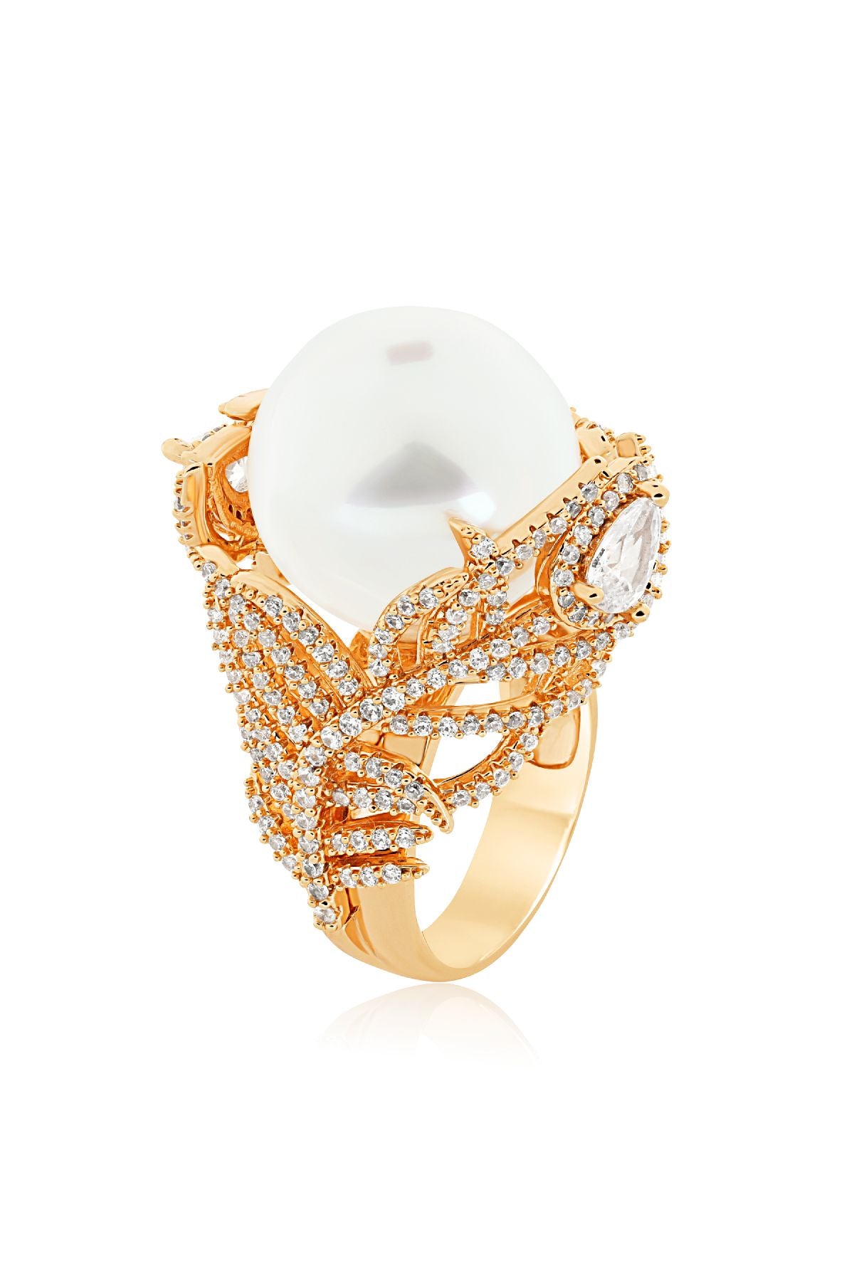 Enchanted Pearl Cocktail Ring