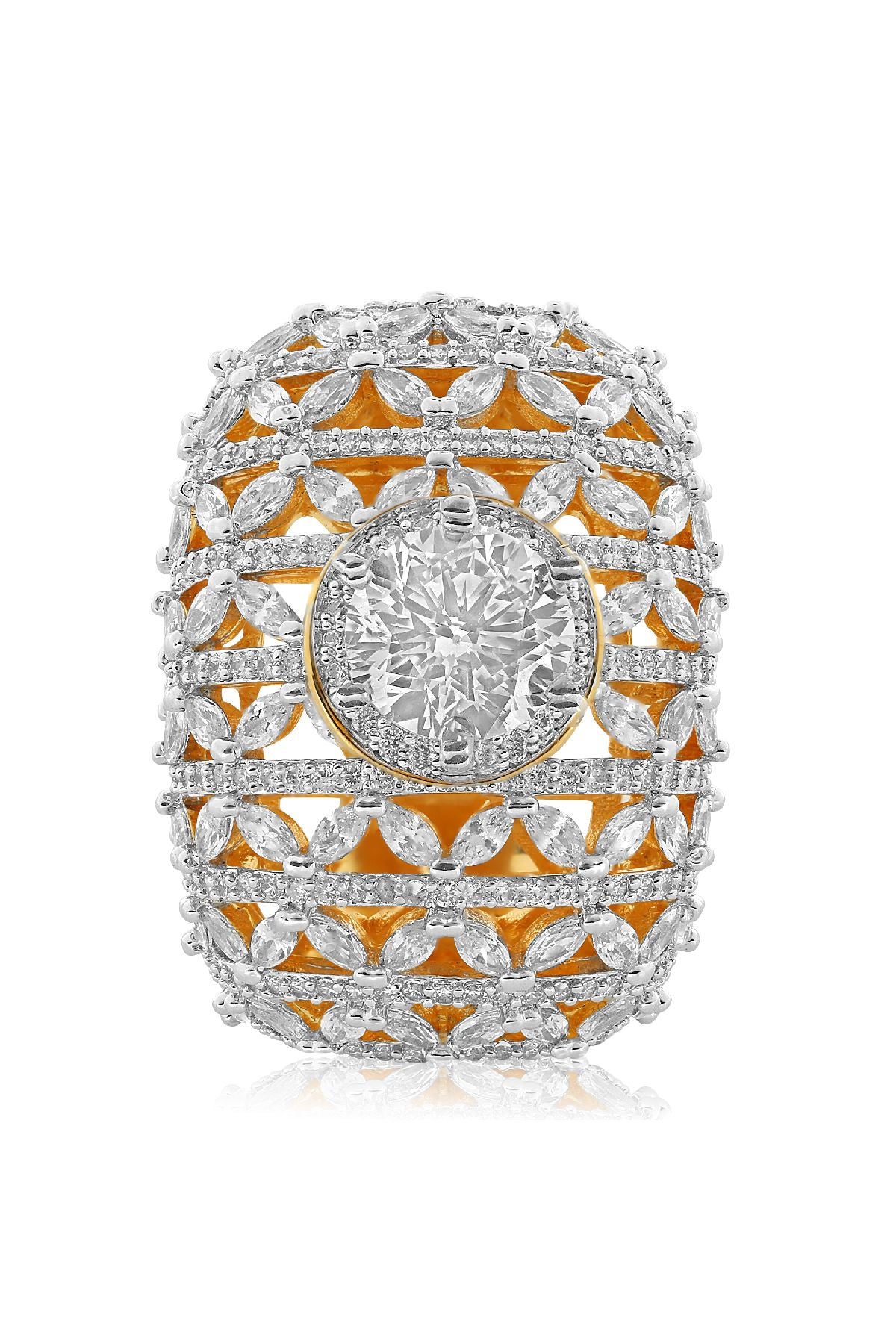 Ring | Intricate Layered Diamante