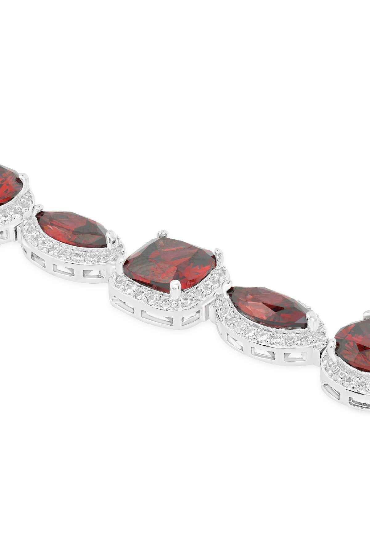 Midnight Bloom Diamante Bracelet