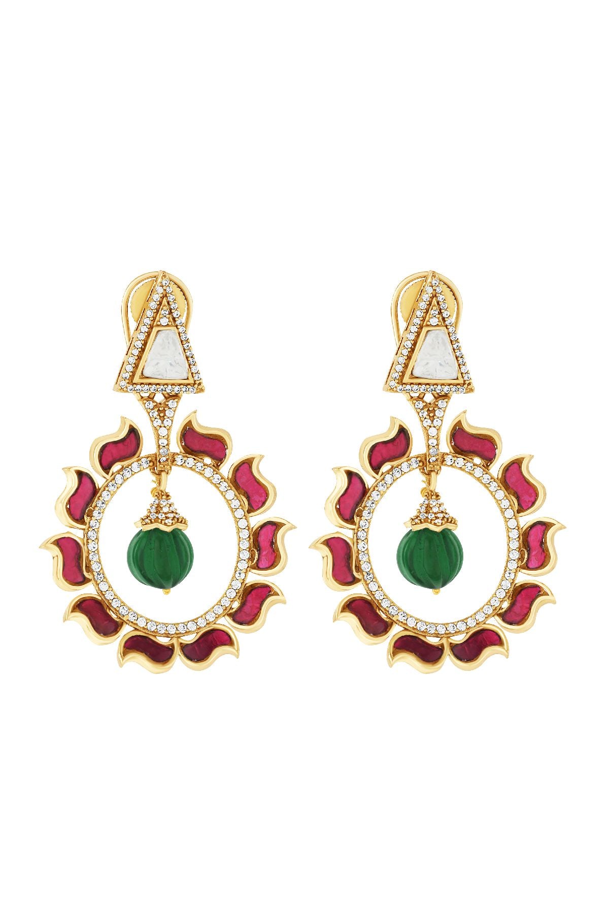 Golden Azure Earrings