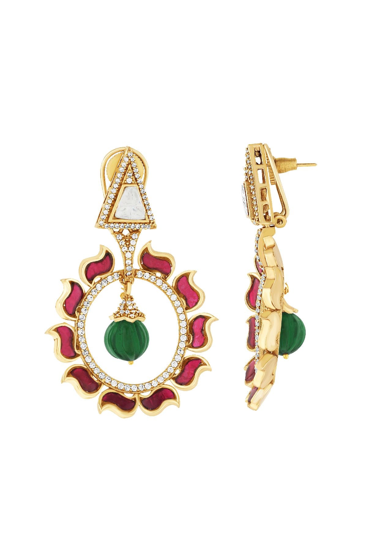 Golden Azure Earrings