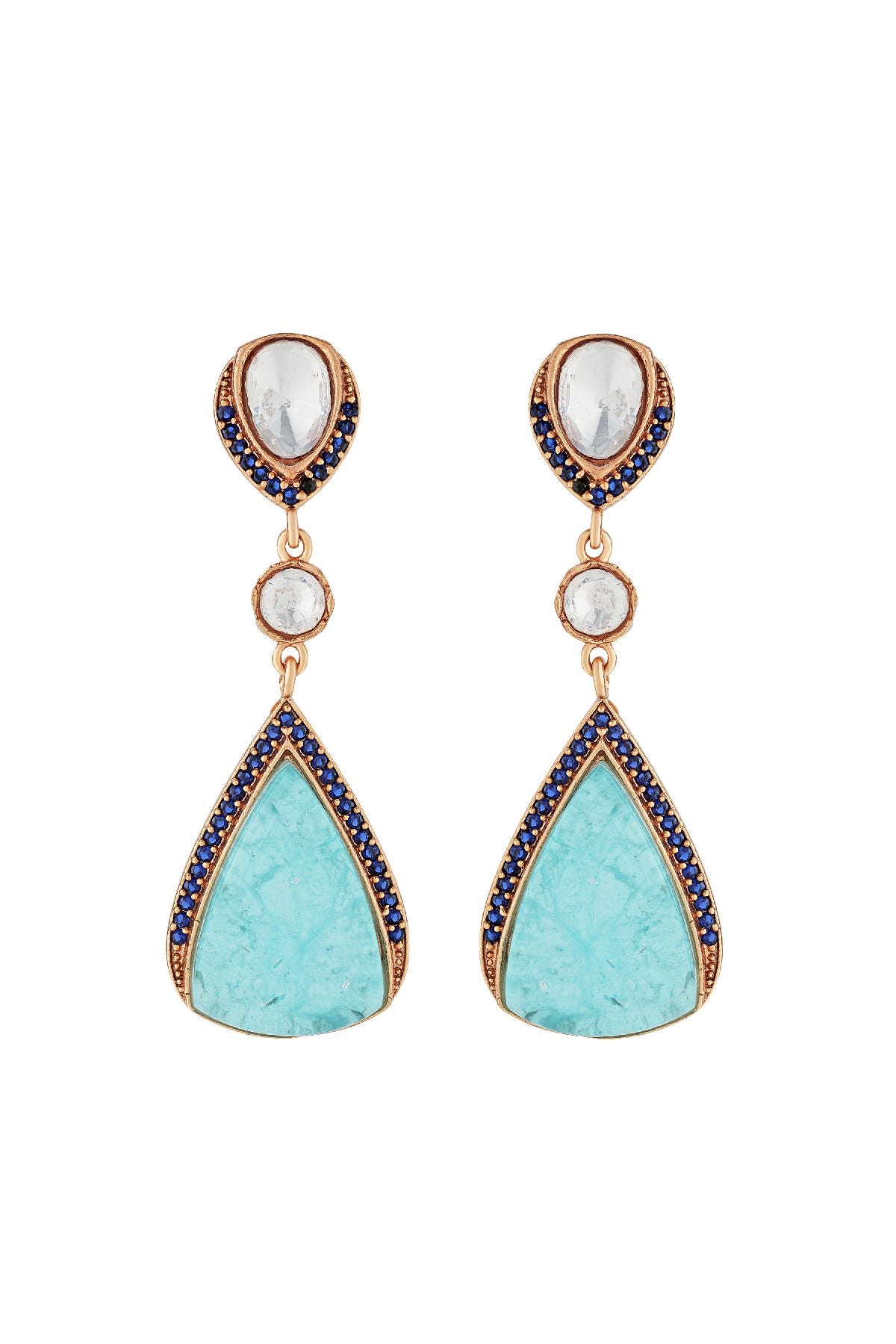 Coral Glow Earrings