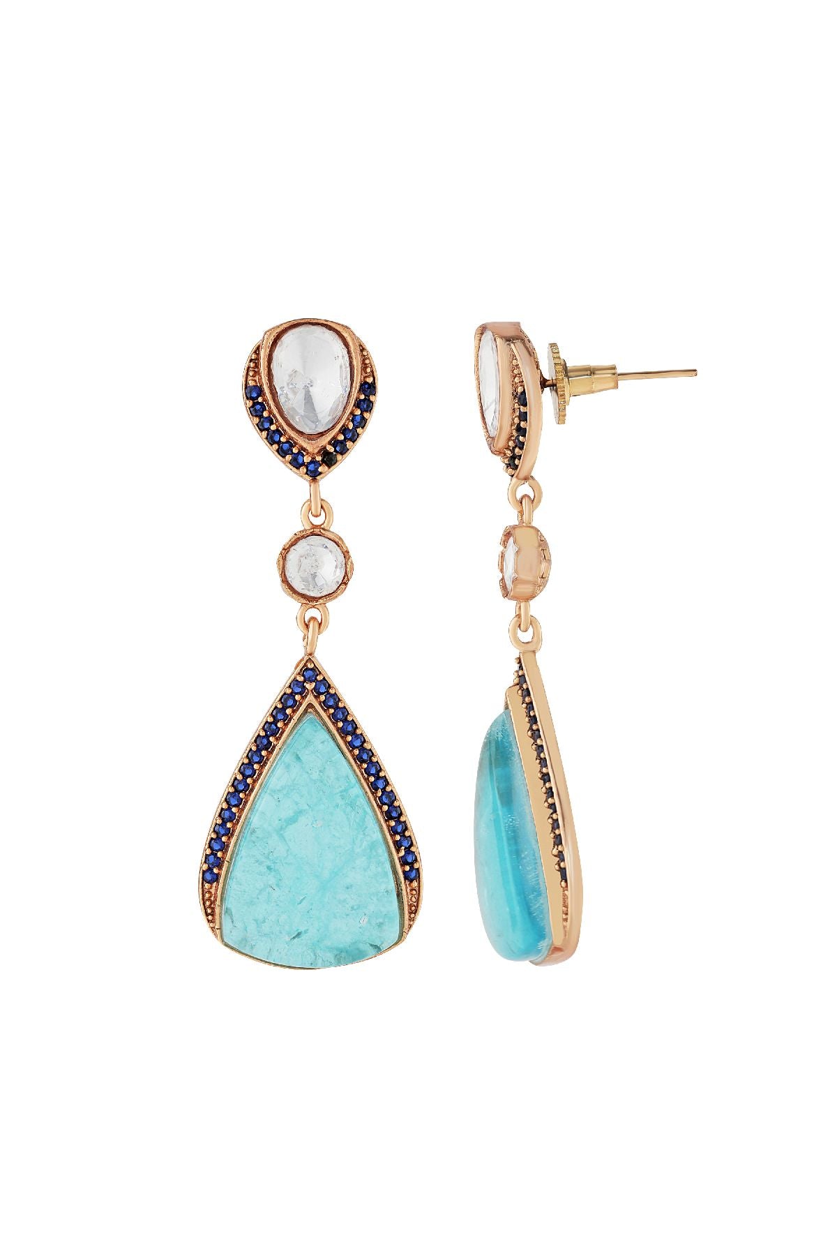 Coral Glow Earrings