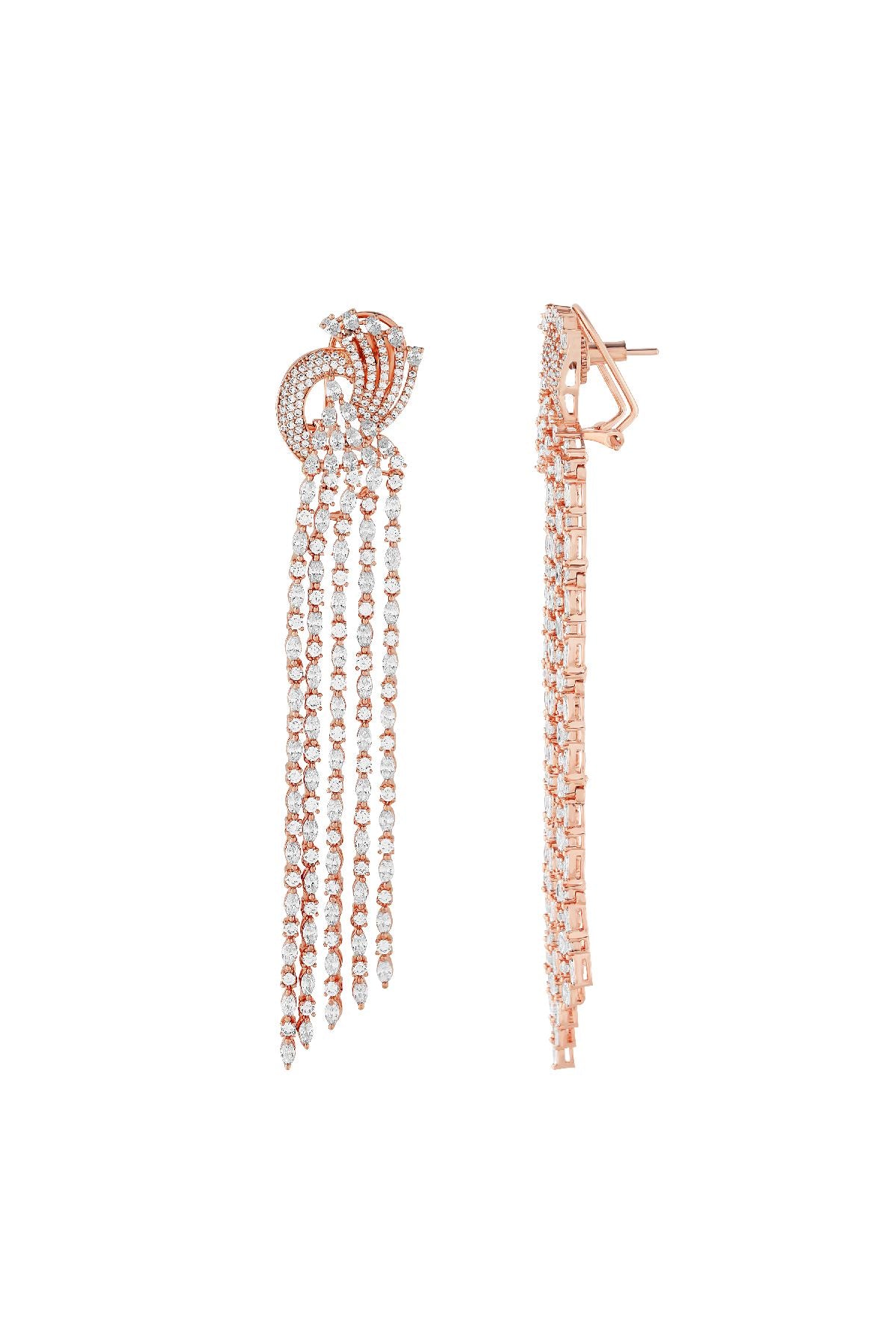 Gleaming Diamonte Shoulder Dusters