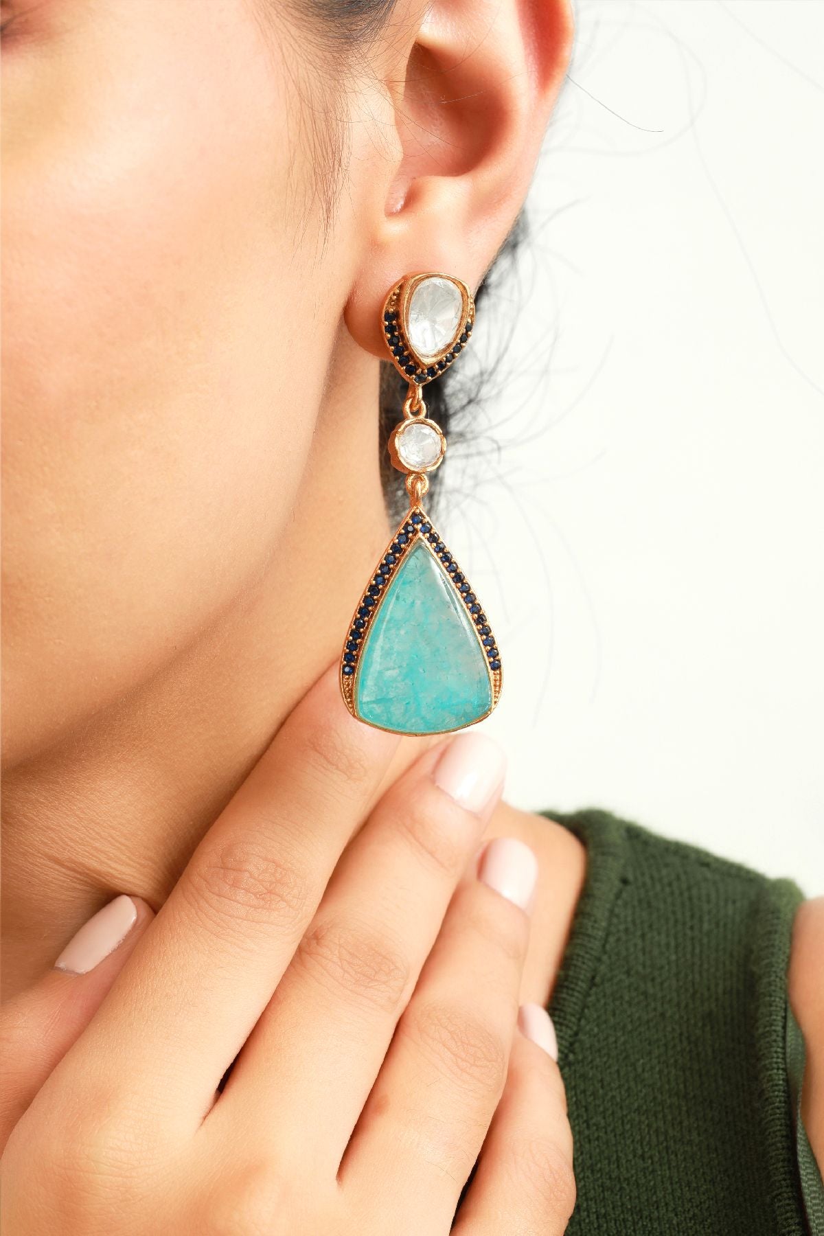 Coral Glow Earrings