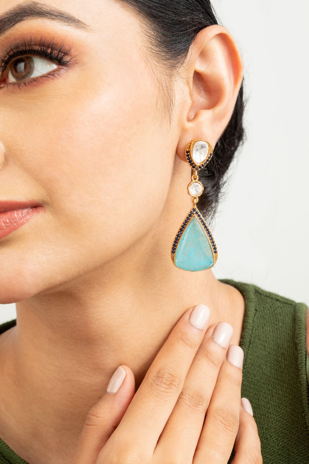 Coral Glow Earrings