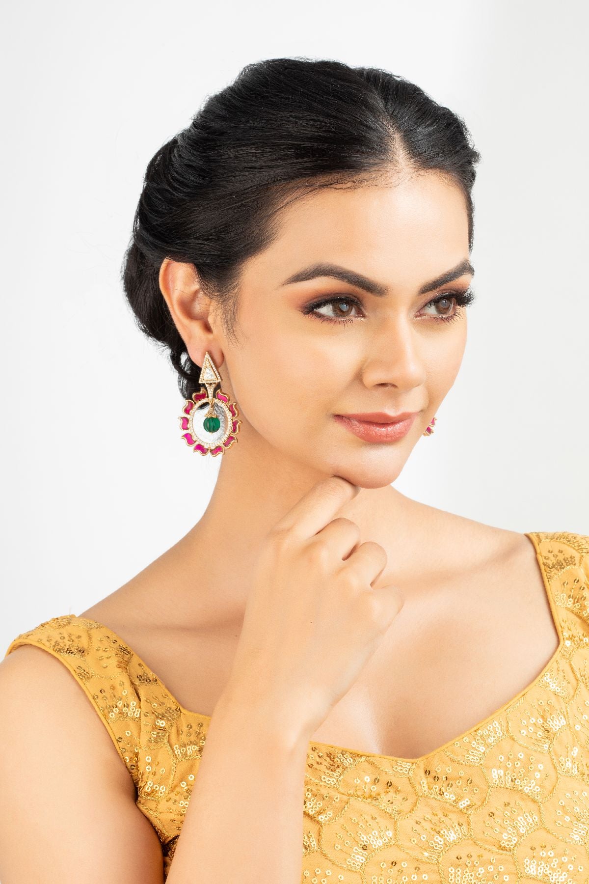 Golden Azure Earrings