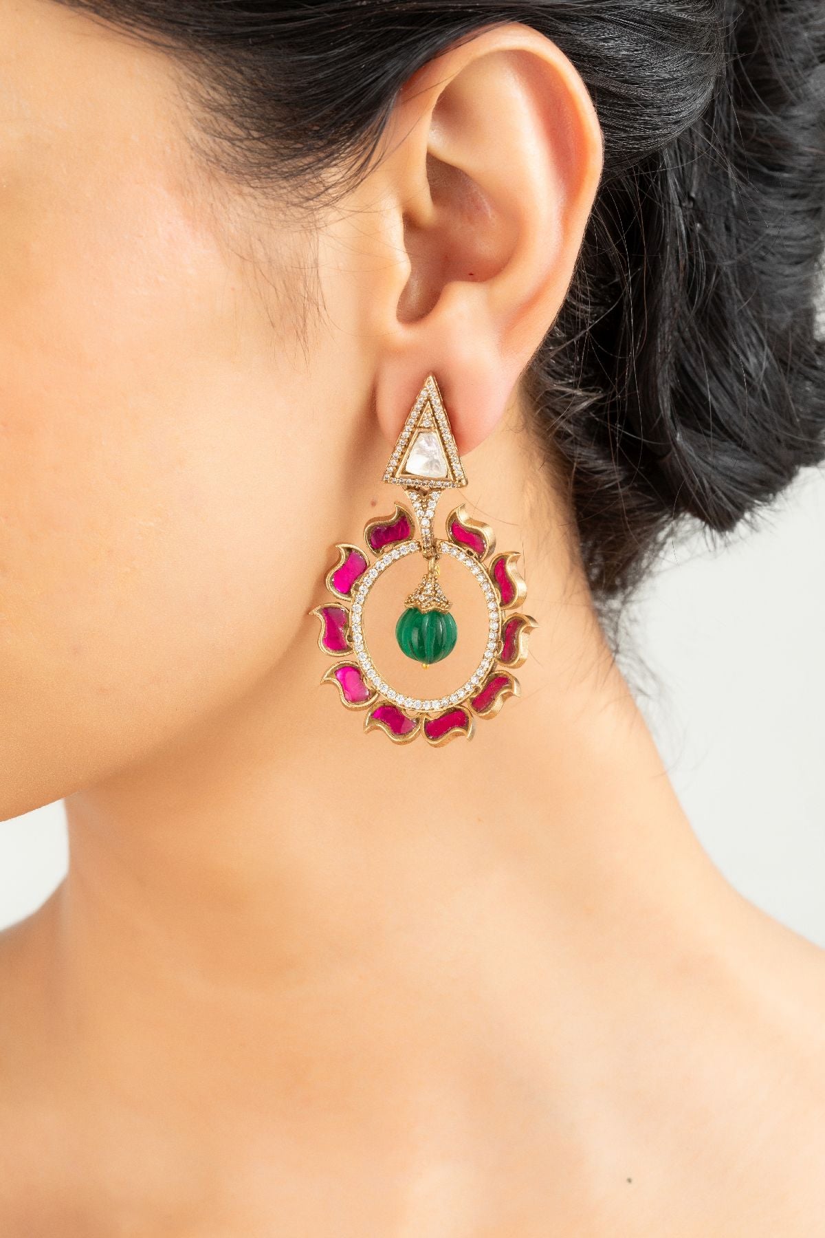 Golden Azure Earrings