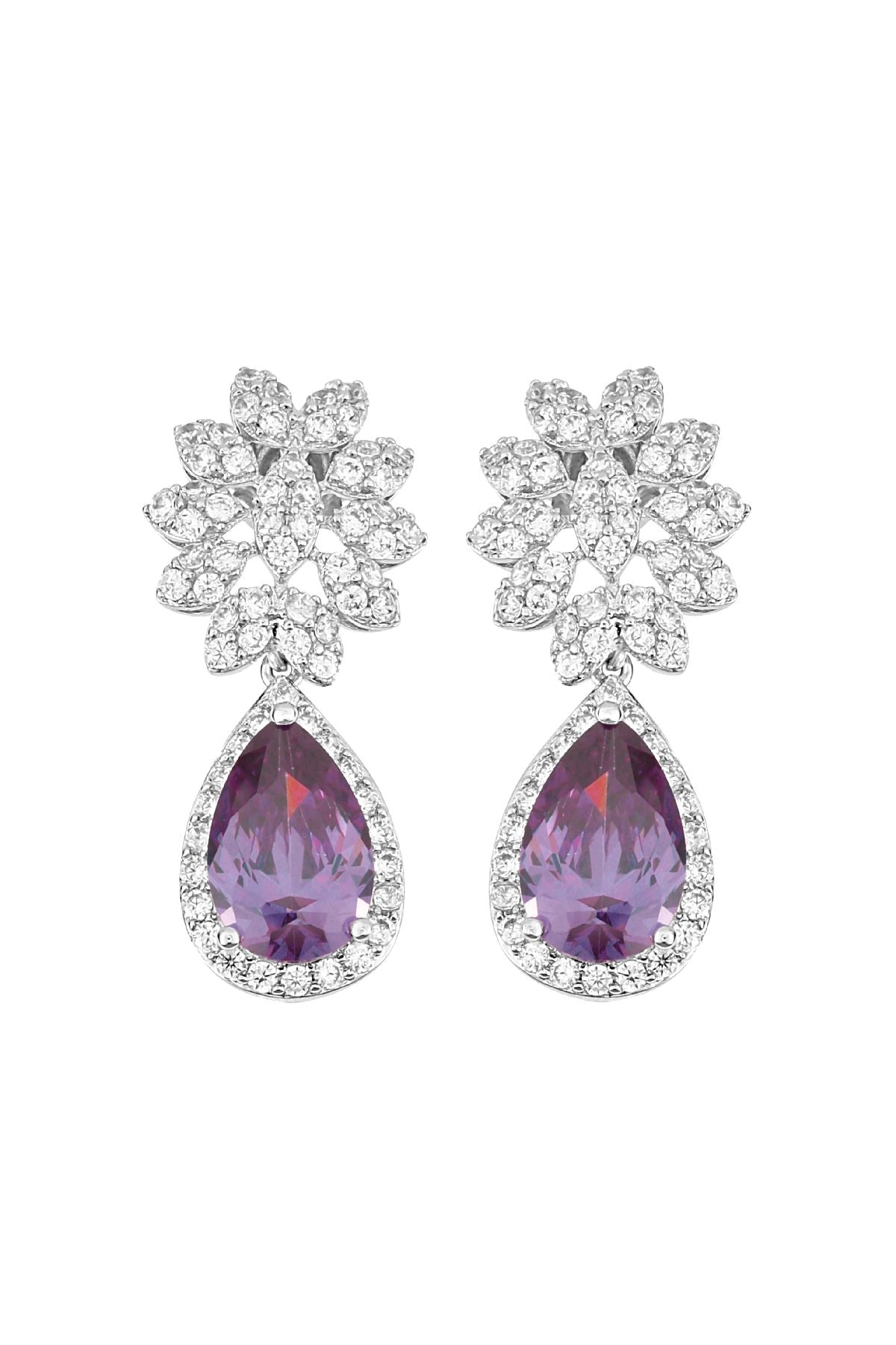 Necklace Set | Violet Radiance Diamante