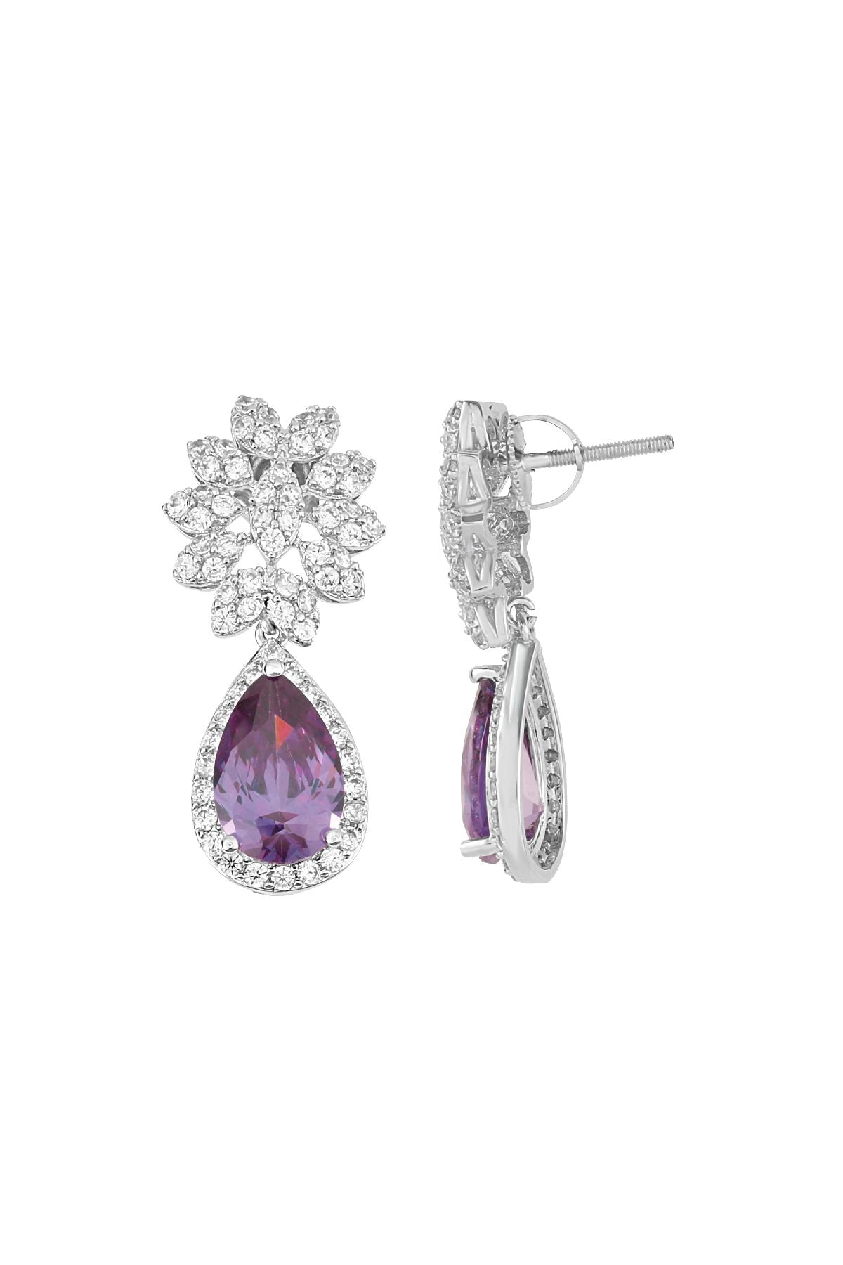 Necklace Set | Violet Radiance Diamante