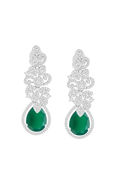 Earrings | Fiery Radiance Diamante