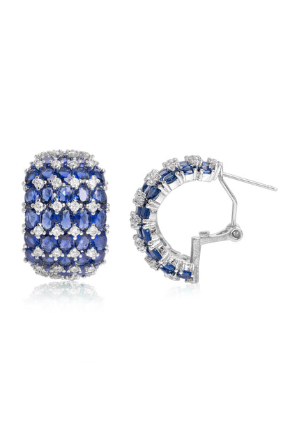 Earrings | Midnight Spark Hoops