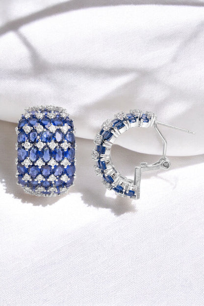 Earrings | Midnight Spark Hoops