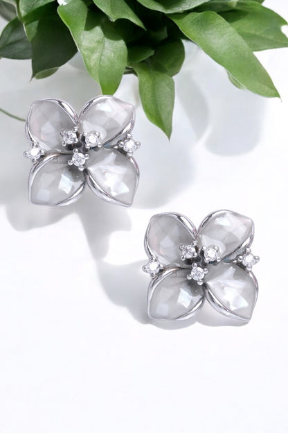 Earrings | Pearlescent Bloom Studs