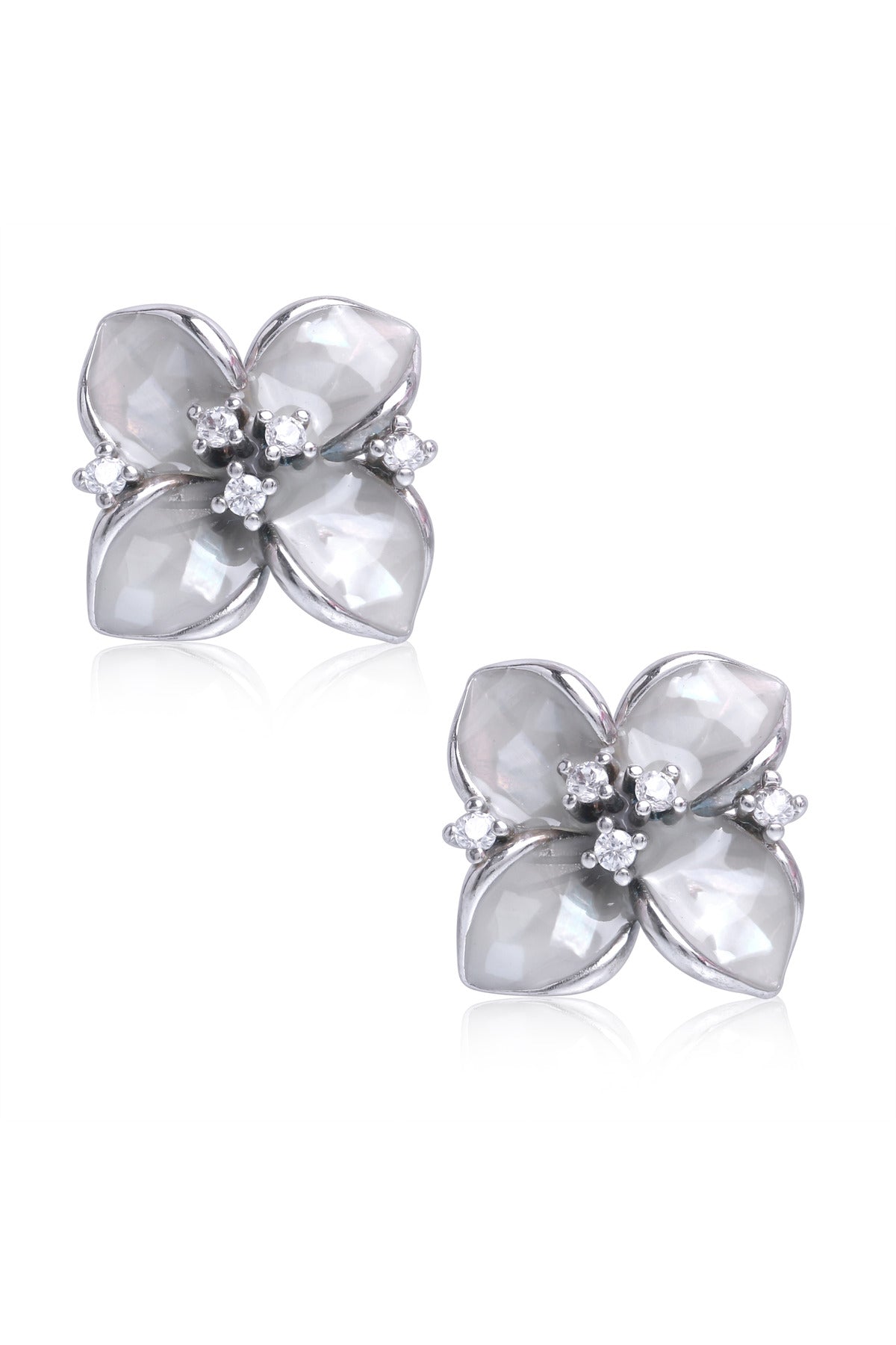 Earrings | Pearlescent Bloom Studs
