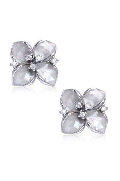 Earrings | Pearlescent Bloom Studs