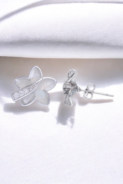 Earrings | Moon Petal Studs