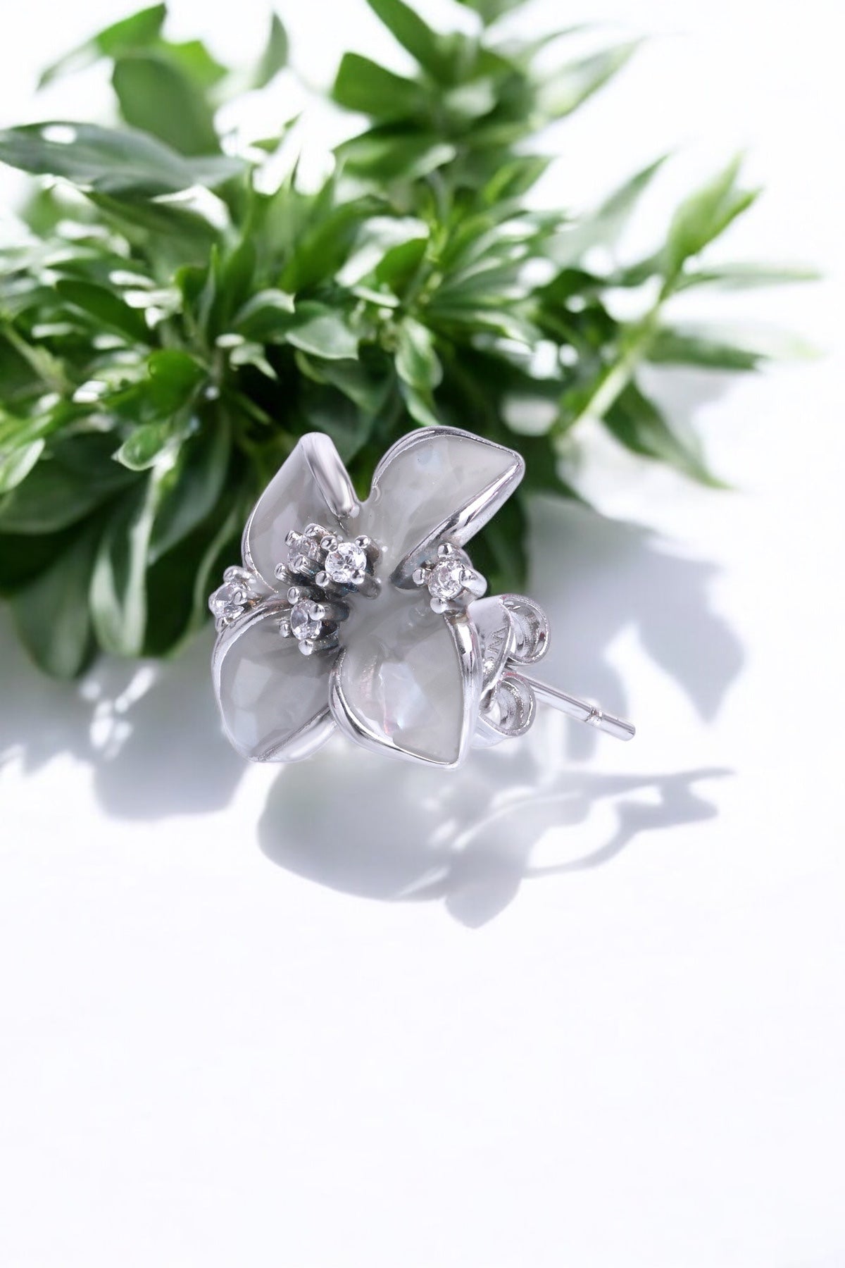 Earrings | Pearlescent Bloom Studs
