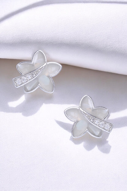 Earrings | Moon Petal Studs