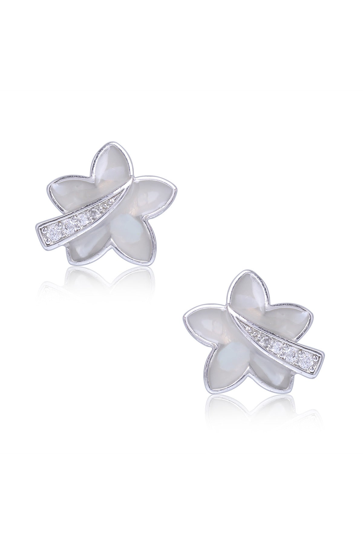 Earrings | Moon Petal Studs