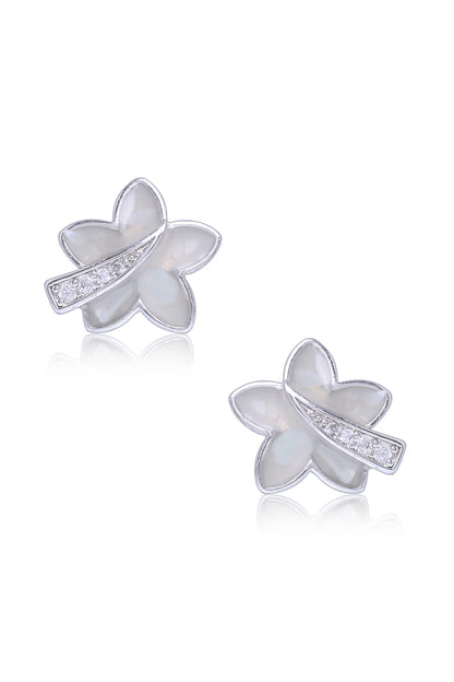 Earrings | Moon Petal Studs