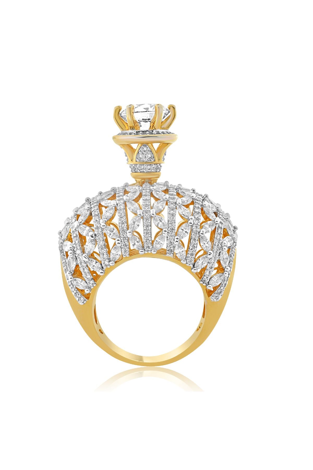 Ring | Intricate Layered Diamante