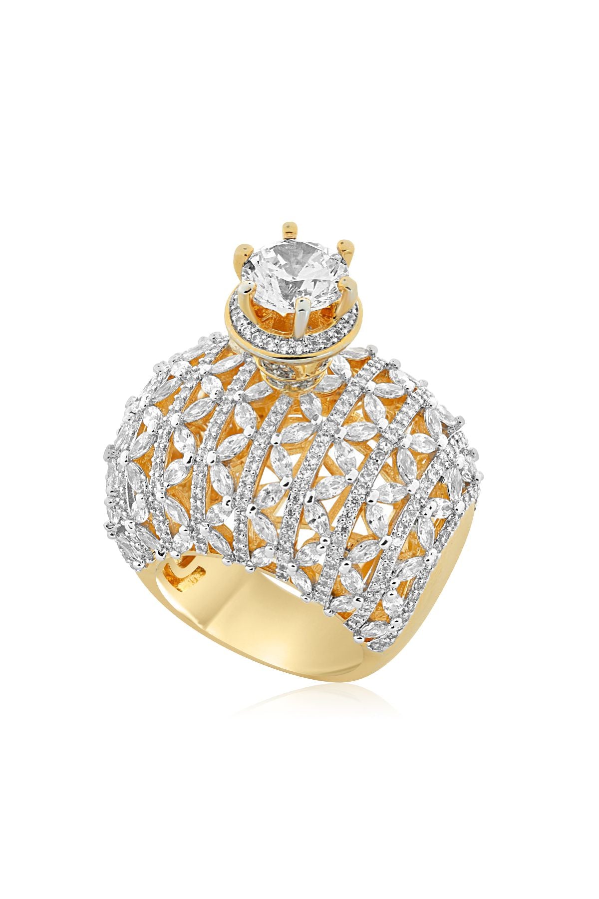 Ring | Intricate Layered Diamante