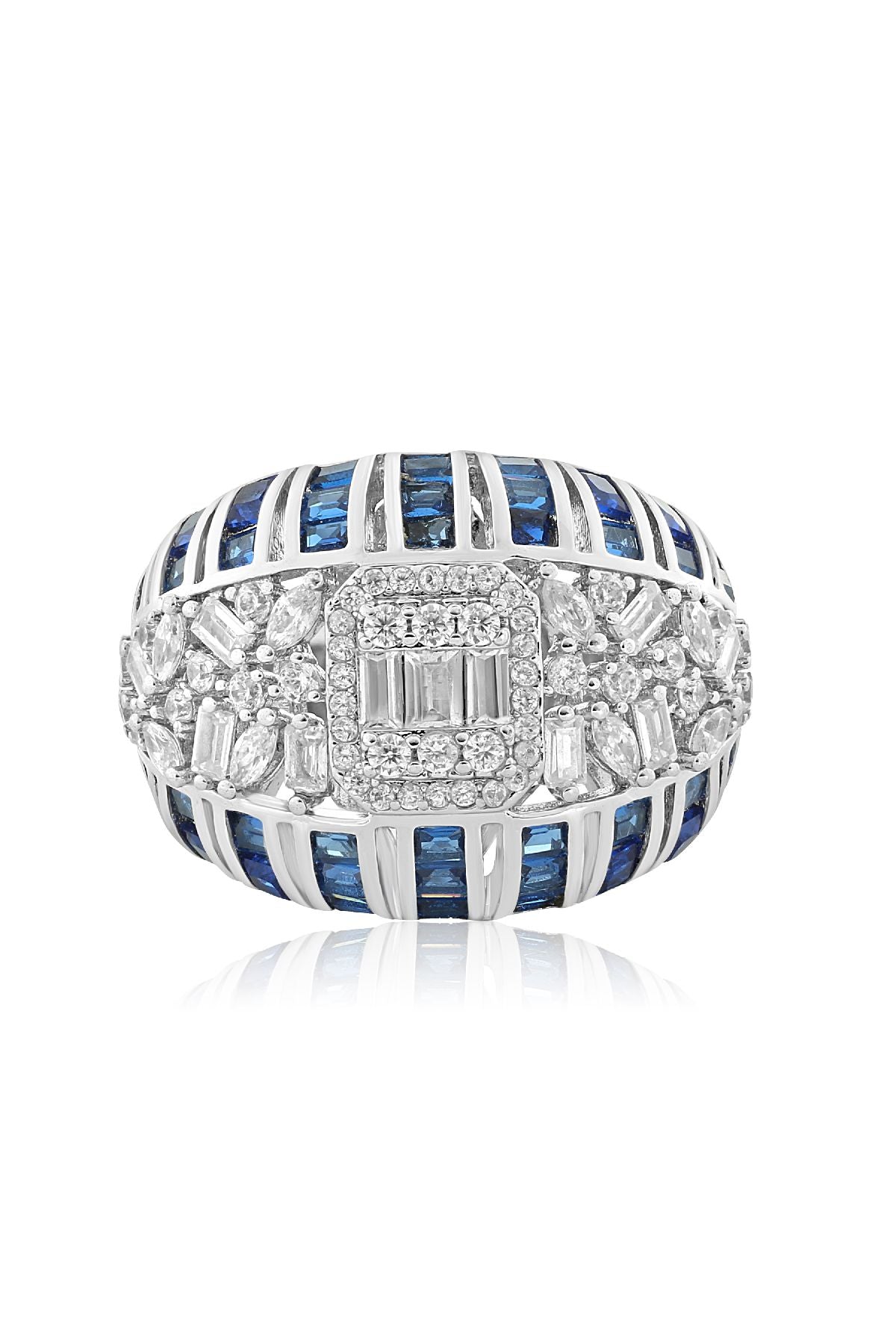 Ring | Blue Radiance Diamante