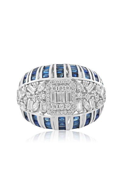 Ring | Blue Radiance Diamante