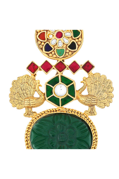 Earrings | Nyra Navratna Golden