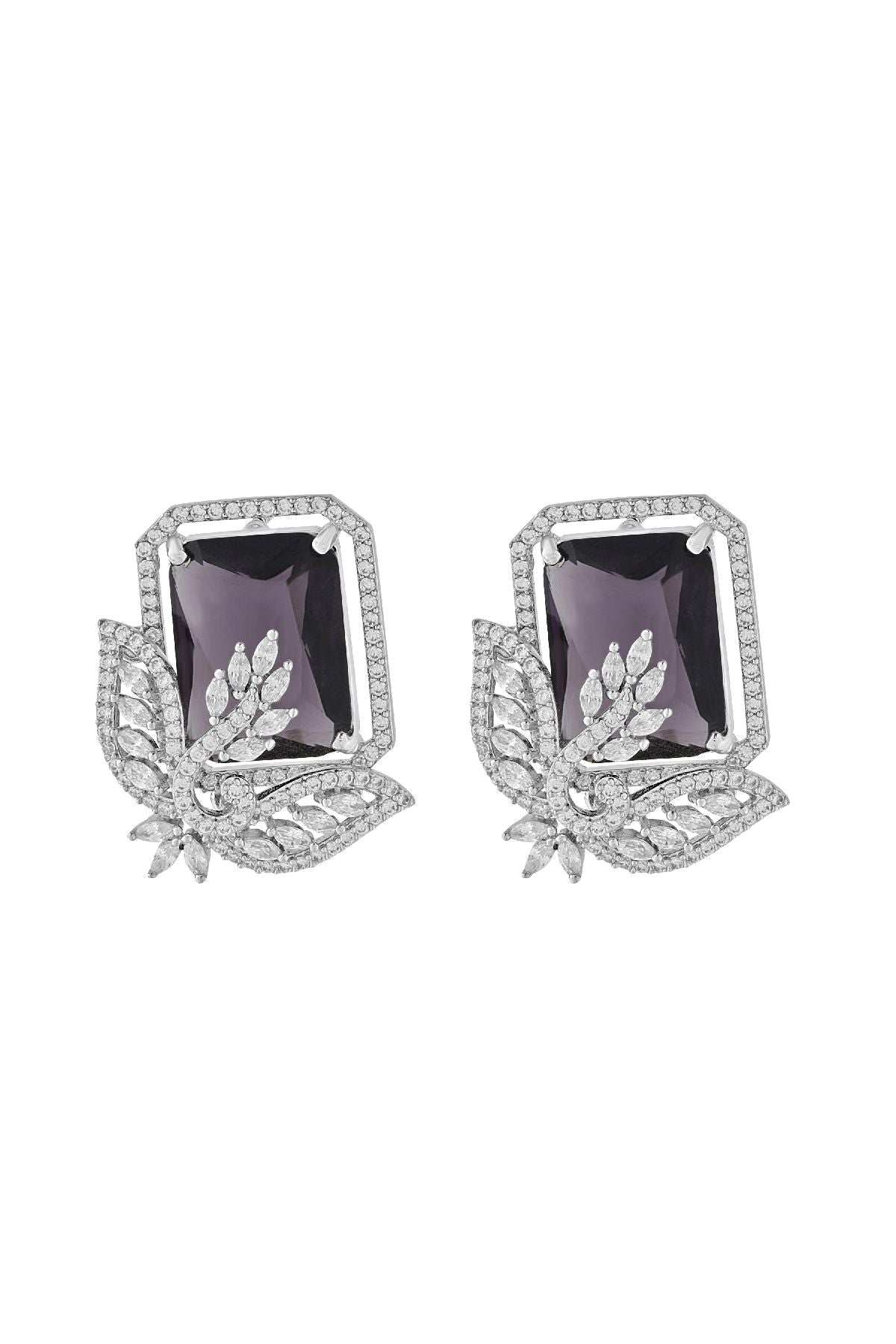Earrings | Studs | Amethyst Allure