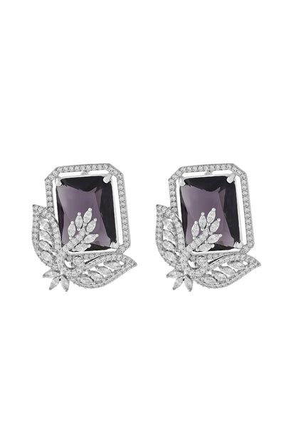 Earrings | Studs | Amethyst Allure