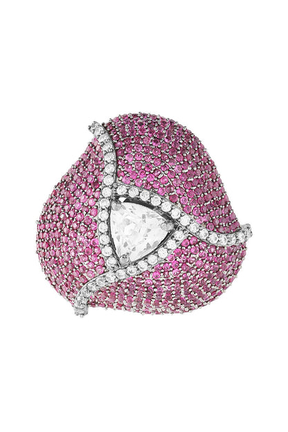 Earrings | Rosy Swirl Studs