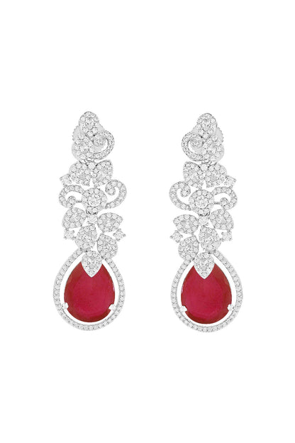 Earrings | Fiery Radiance Diamante