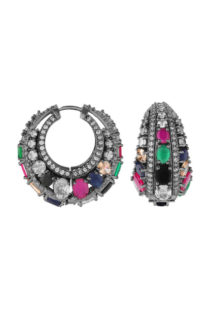 Earrings | Opulent Hues Hoops