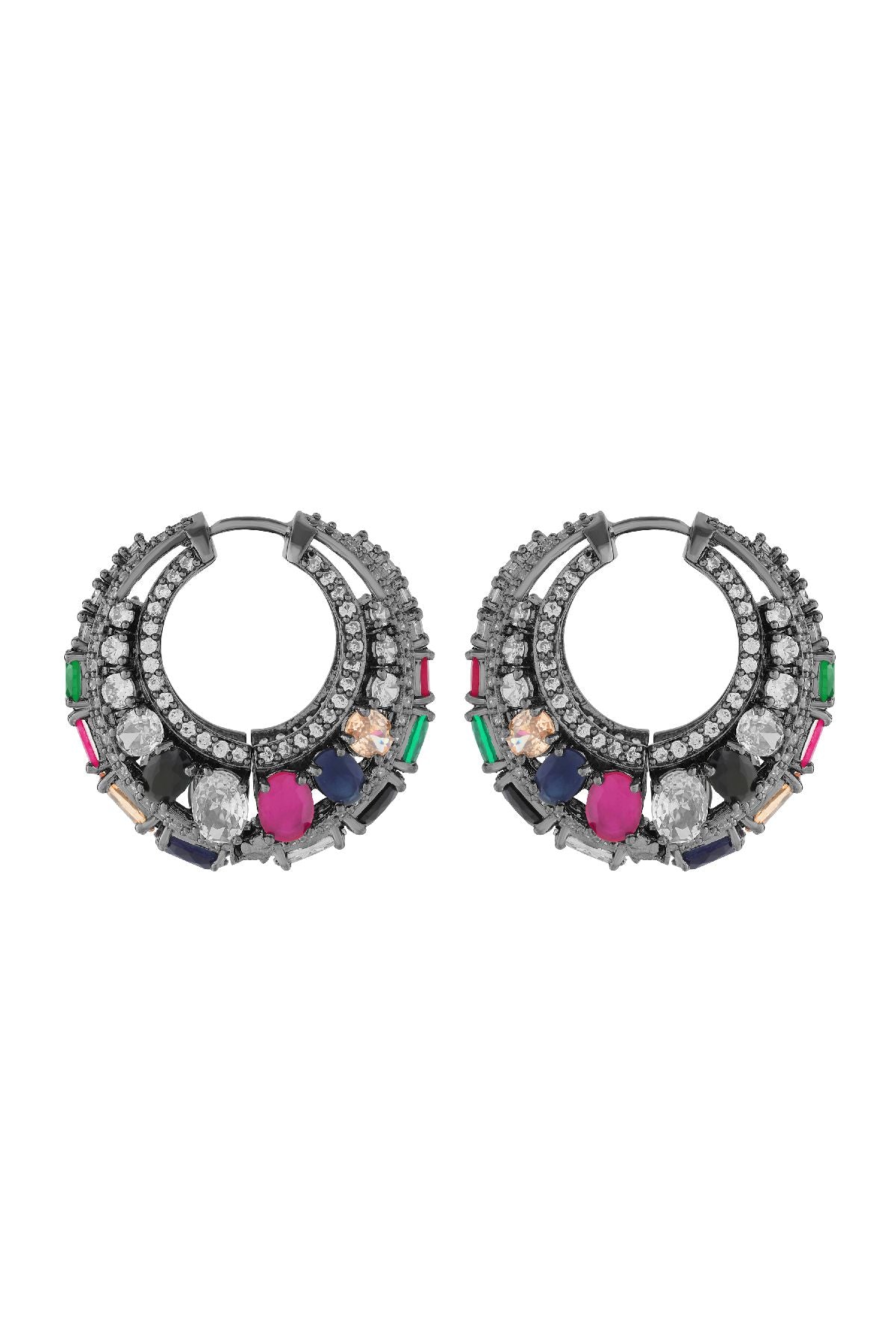 Earrings | Opulent Hues Hoops