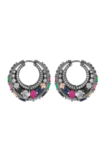 Earrings | Opulent Hues Hoops