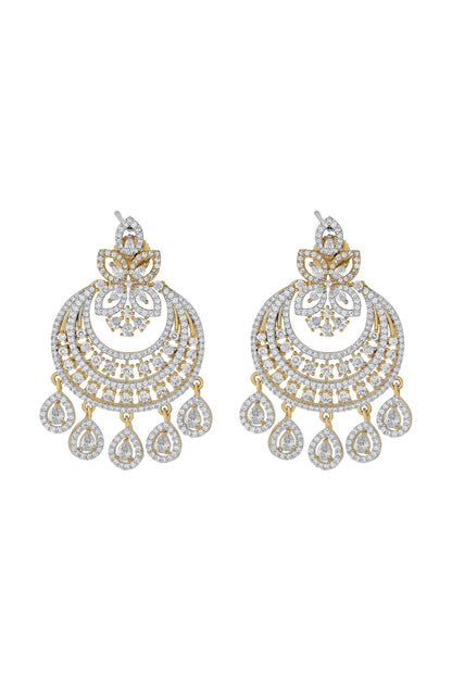 Earrings | Golden Symphony Chandbali