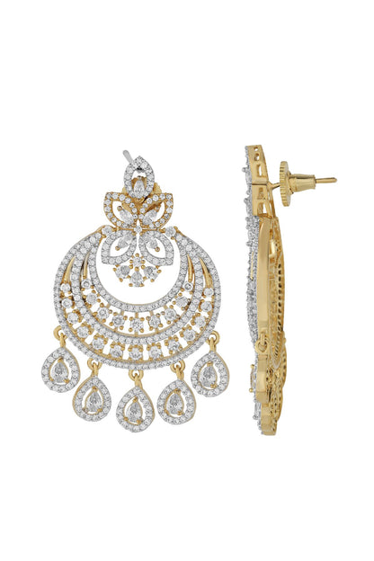 Earrings | Golden Symphony Chandbali