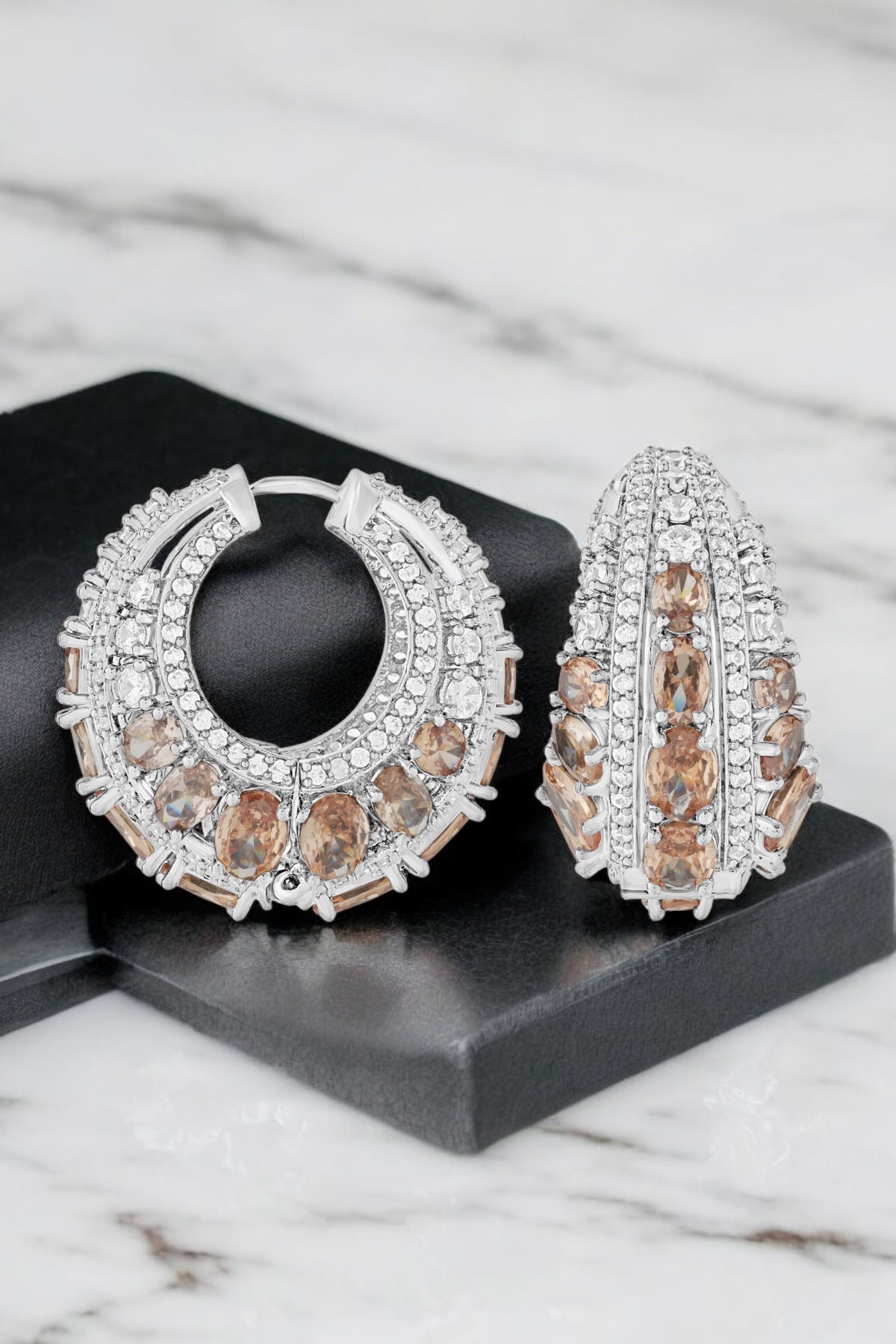 Earrings | Opulent Hues Hoops