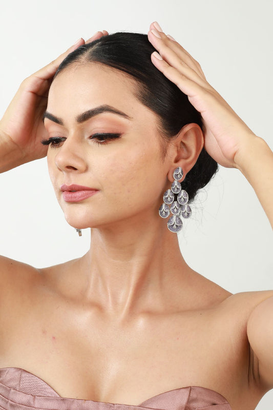 Earrings | Violet Cascade