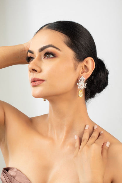 Earrings | Citrine Charm