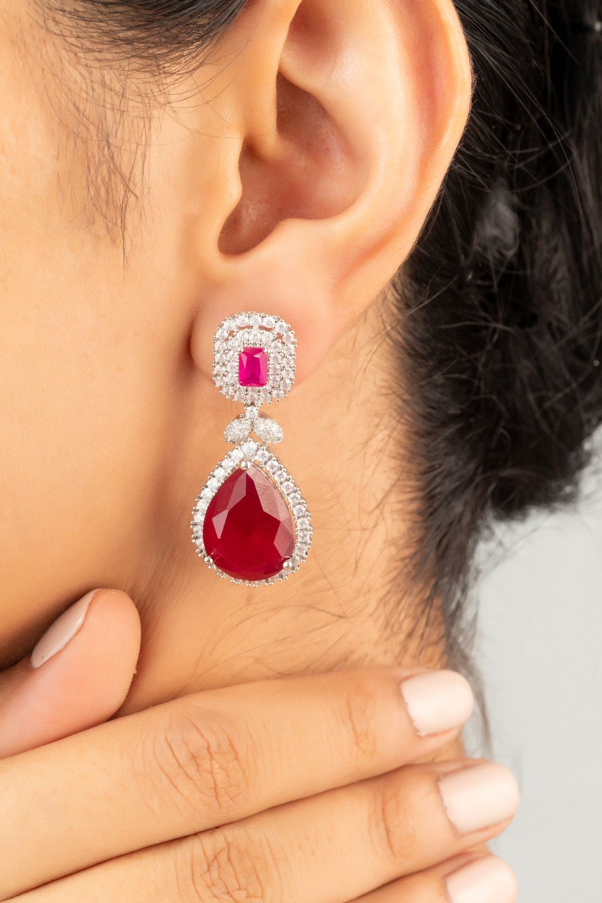 Earrings | Starlit Scarlet Drops
