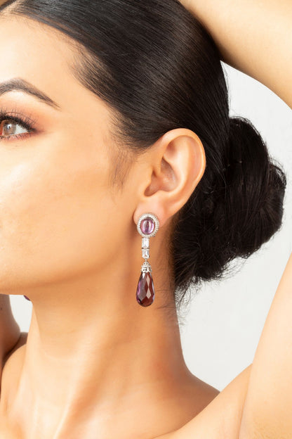 Earrings | Regal Amethyst Drops